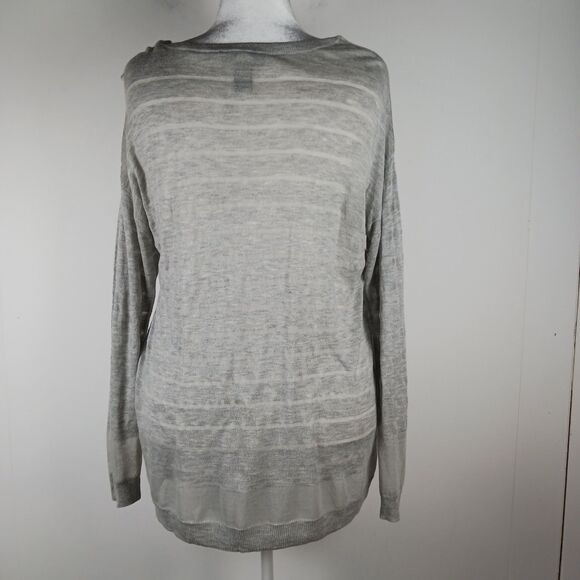 Lane Bryant Size 18/20 Sweater Lightweight Semi-sheer Long Sleeves Gray - Picture 5 of 8